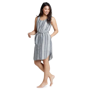 VESTIDO MUJER BEACH LIGHT LINEN MIDI
