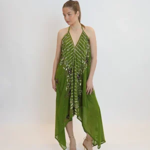 Vestido joya verde 121
