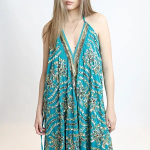 Vestido joya azul 219