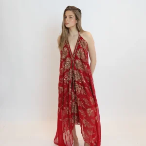 Vestido joya rojo 140