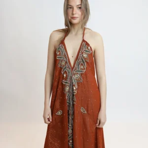 Vestido joya naranja 158