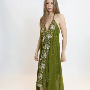 Vestido joya verde 232