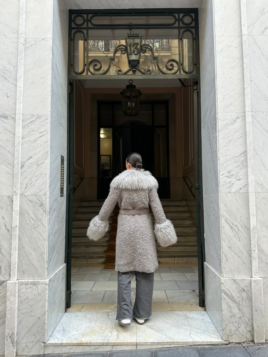 Abrigo Timeless Long (gris) - Imagen 3