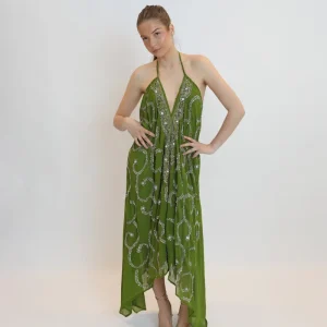 Vestido joya verde 118