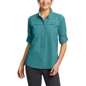 CAMISA MUJER ADVENTURER PRO FIELD MANGA LARGA / EDDIE BAUER