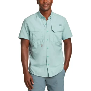 CAMISA HOMBRE KING SALMON MANGA CORTA / EDDIE BAUER