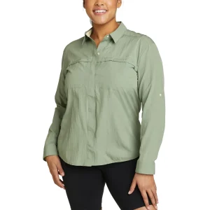 CAMISA MUJER GUIDE UPF 2.0 MANGA LARGA / EDDIE BAUER