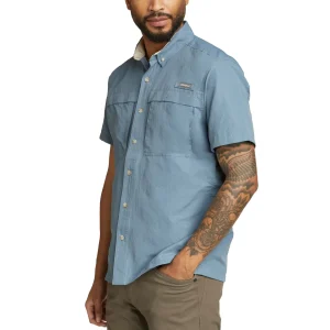 CAMISA HOMBRE RIPSTOP GUIDE MANGA CORTA / EDDIE BAUER