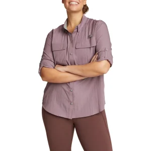 CAMISA MUJER GUIDE UPF FIELD MANGA LARGA / EDDIE BAUER