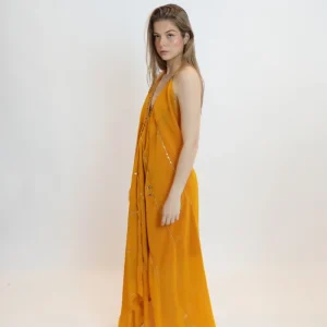Vestido joya naranja 131