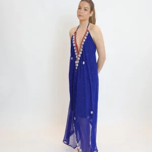 Vestido joya azul marino 103