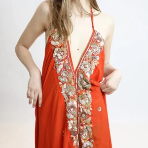 Vestido joya naranja 151