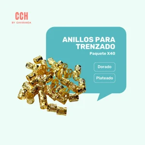 Anillos Trenzado x40 - Peinados