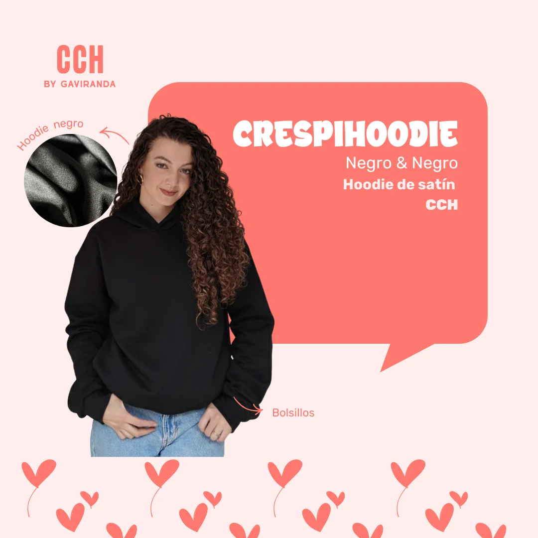 Crespi Hoodie Sin Cremallera - Capota en satin - Imagen 5
