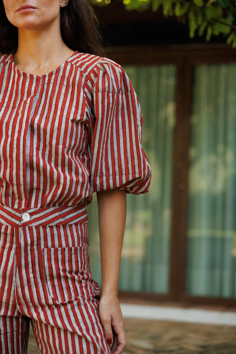 CAMISA RAYAS ROJAS - Imagen 7