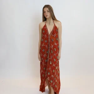 Vestido joya rojo 133