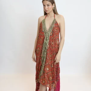 Vestido joya naranja 281