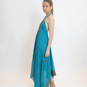 Vestido joya turquesa 115