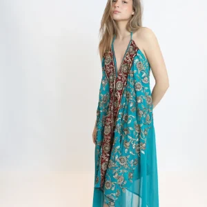 Vestido joya azul 243