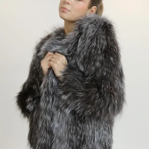 Abrigo fly silver(gris)