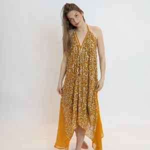 Vestido joya naranja 169