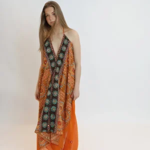 Vestido joya naranja 173
