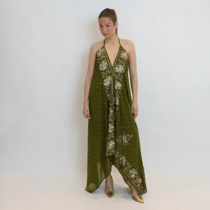 Vestido joya verde 113