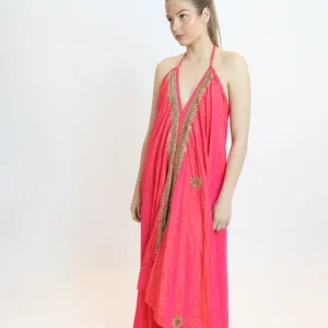 Vestido joya rosa 054