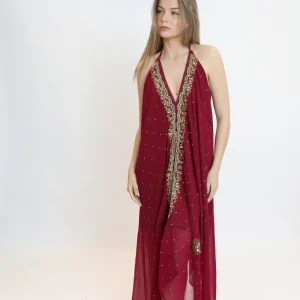 Vestido joya rojo 182
