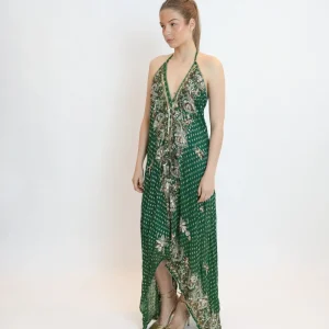 Vestido joya verde 102