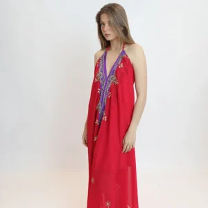 Vestido joya rojo 012