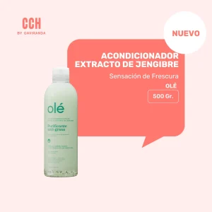 Acondicionador Capilar Olé Extracto de Jengibre 500 ml - Porosidad baja