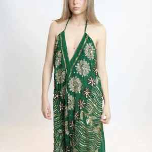Vestido joya verde 247