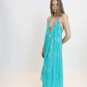 Vestido joya azul 225