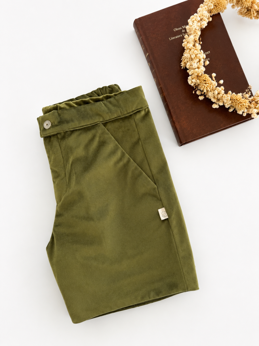 Bermuda verde oliva