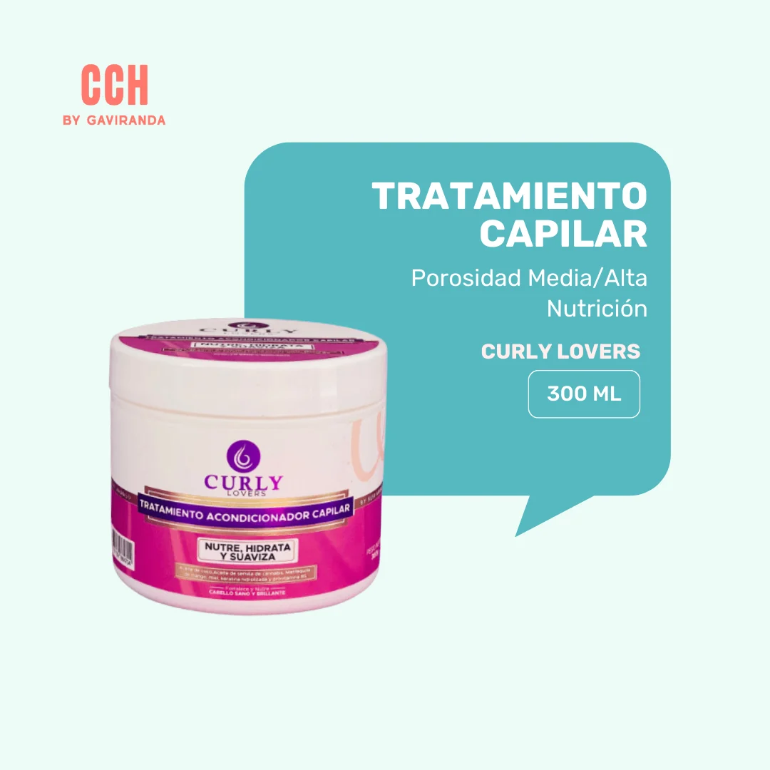 Tratamiento Acondicionador Curly Lovers 300 ml- Nutrición