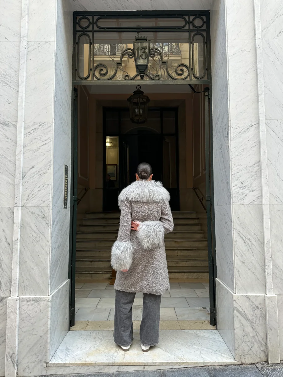 Abrigo Timeless Long (gris) - Imagen 5