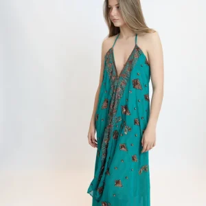 Vestido joya azul 245