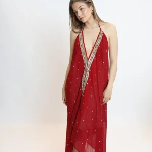 Vestido joya rojo 264