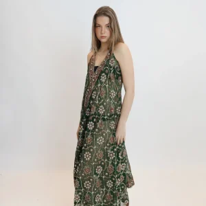 Vestido joya verde 123