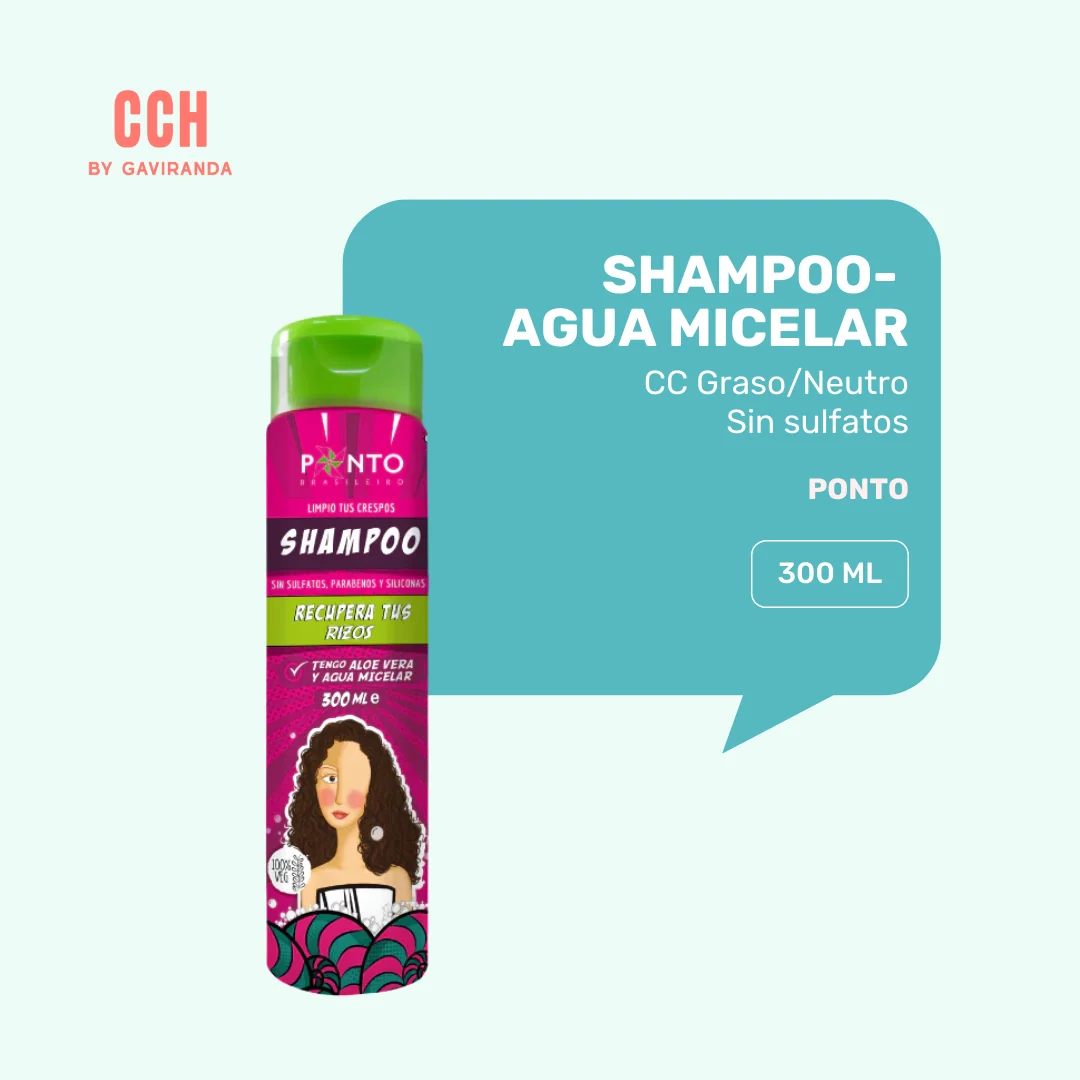 Shampoo agua micelar Ponto 300 ml - CC Neutro / graso - Imagen 2