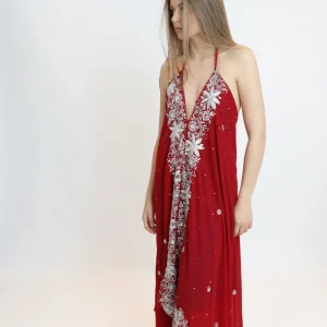 Vestido joya rojo 216
