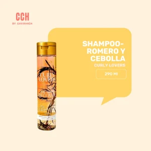 Shampoo romero y cebolla Curly Lovers 290ml - CC Graso