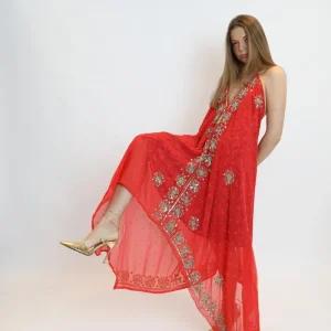 Vestido joya rojo 206