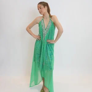 Vestido joya verde 120