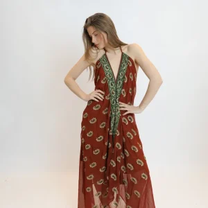 Vestido joya rojo 143