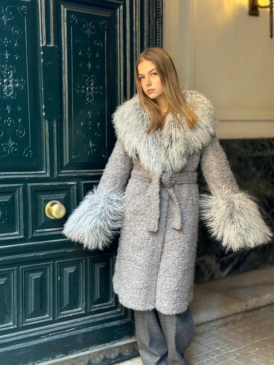 Abrigo Timeless Long (gris) - Imagen 6