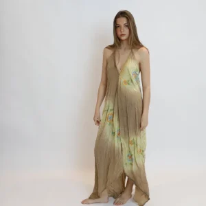 Vestido joya beige 162