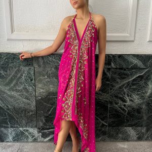 Vestido joya rosa 302