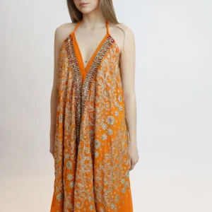 Vestido joya naranja 175